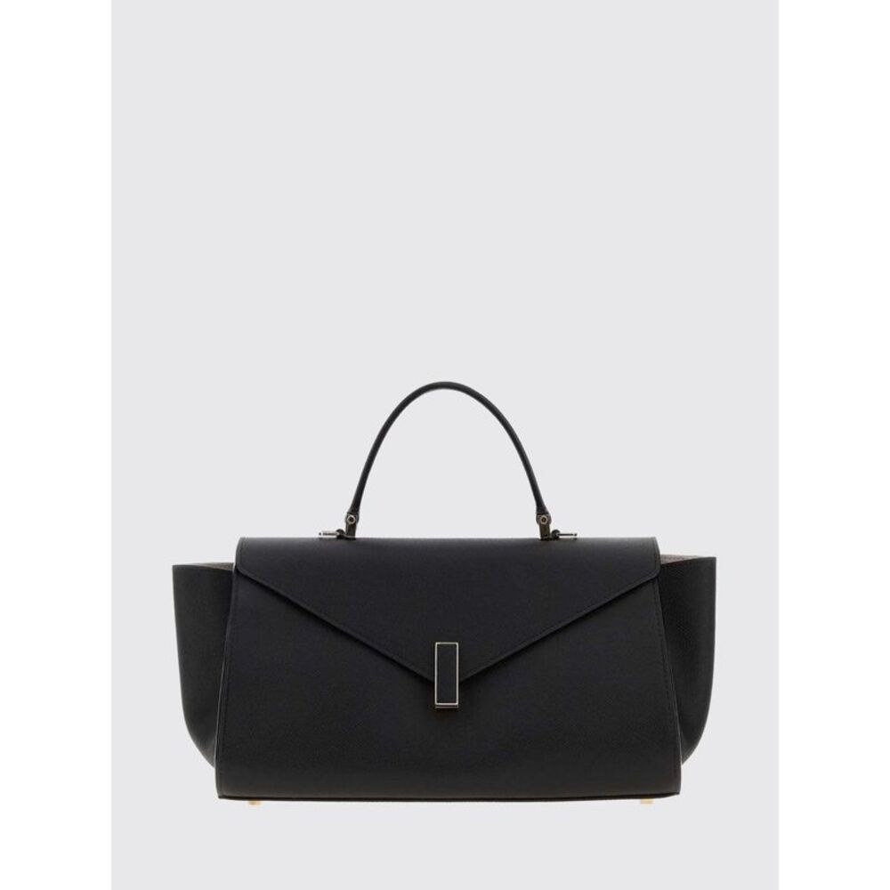 Iside Grained Calf Leather Top Handle Bag Valextra With Shoulder Strap